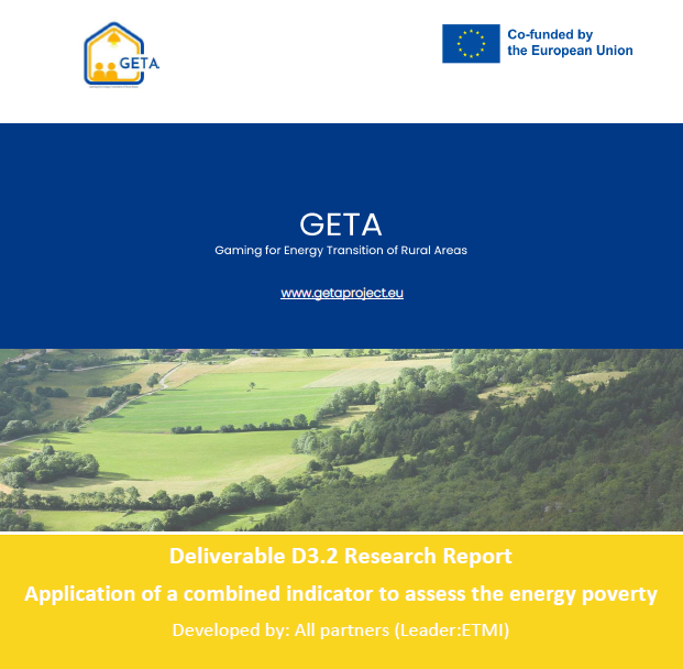 Research Report – Application of a combined indicator to assess the energy poverty